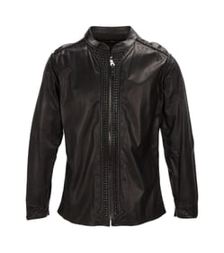 Joe Walsh | 2013 "Rock and Roll Never Forgets" Stage-Worn Logan Riese Leather Jacket With Photo