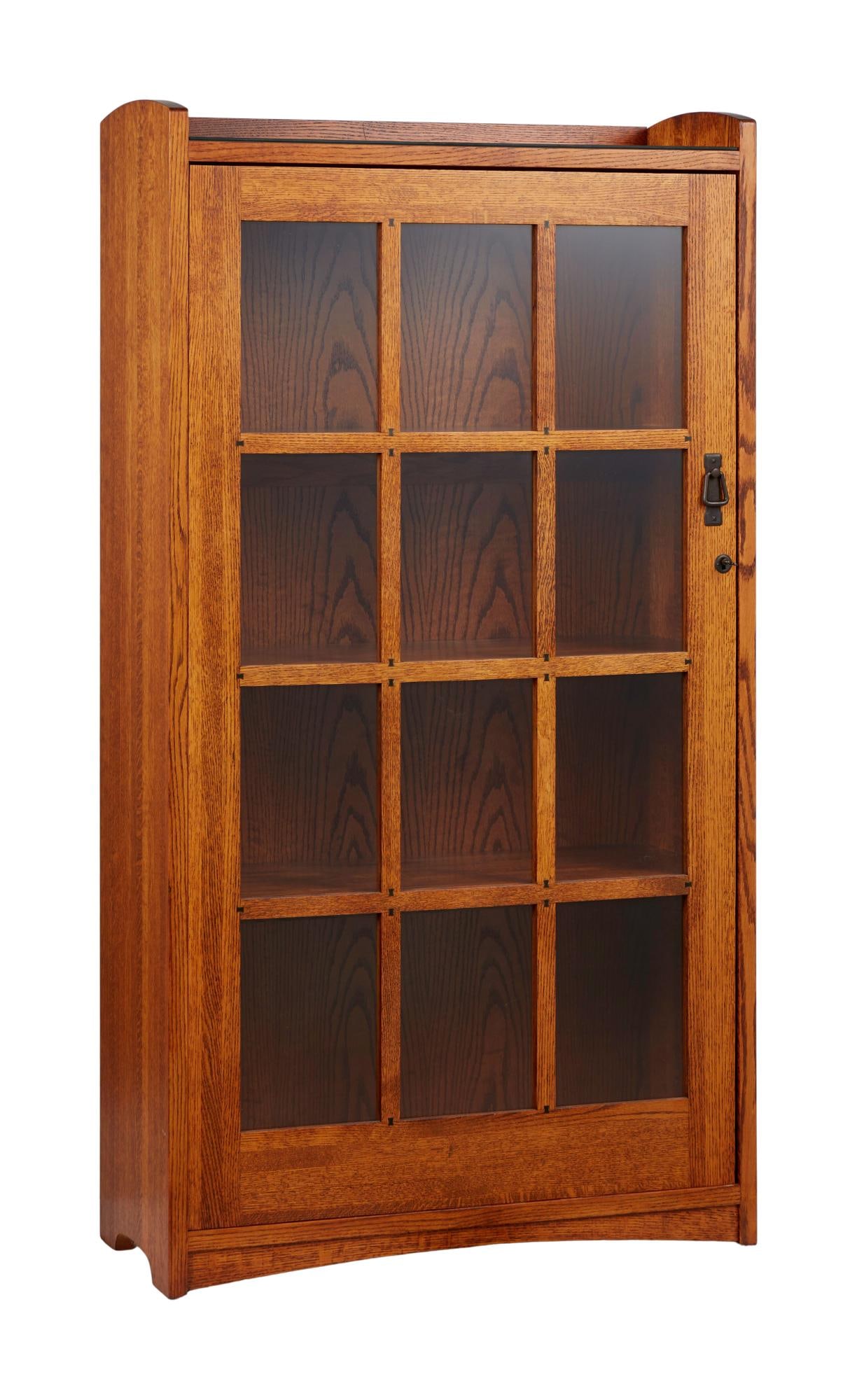 Joe Walsh | American Mission Style Bookcase Cabinet (1 of 3)