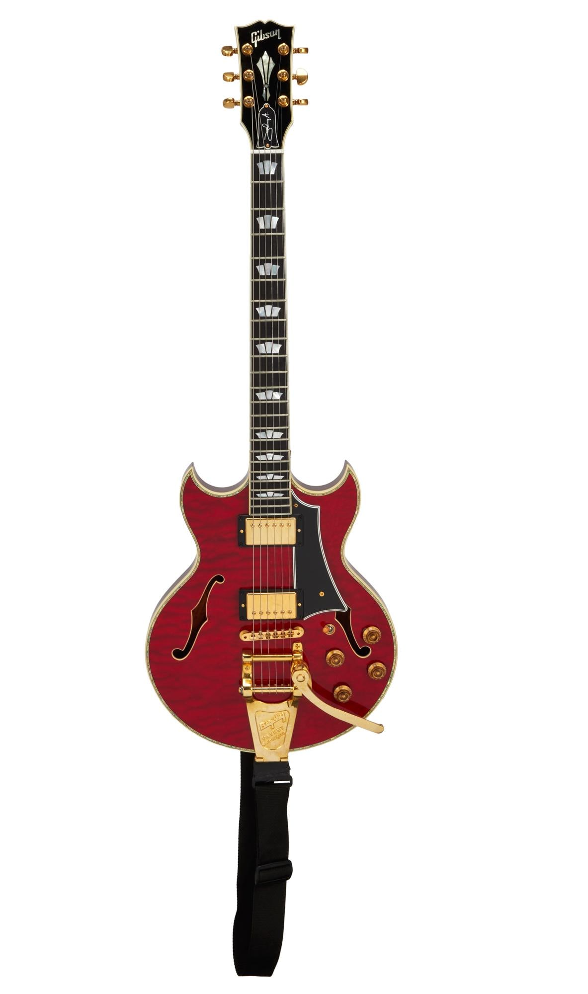 Joe Walsh | Gibson Custom Shop Johnny A. Electric Guitar, Transparent Red (1 of 9)