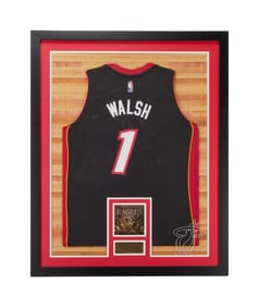 Joe Walsh I 2015 Personalized Miami Heat Jersey Display to Commemorative Sold-Out Eagles Concert