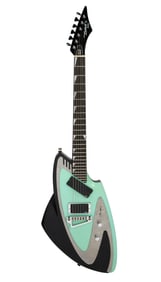 Joe Walsh | Stage Played J. Backlund Design JBD-100 Electric Guitar with Image, Black/Green With