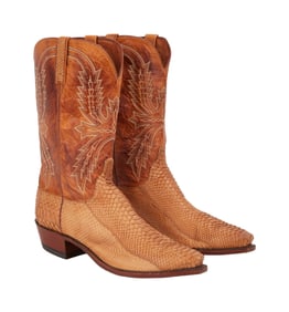 Joe Walsh | Lucchese Snakeskin Cowboy Boots