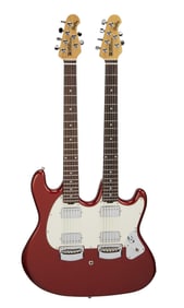 Joe Walsh | Music Man Stingray Double Neck, Metallic Red