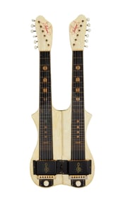 Joe Walsh | Oahu Iolana Double 6 Neck Lap Steel, White Pearloid