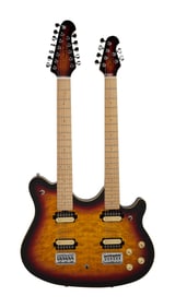 Joe Walsh | OLP by Ernie Ball MM612 Double Neck Electric Guitar, Sunburst