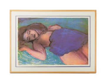 Joe Walsh I Mark Mothersbaugh Signed Limited-Edition Reclining Nude Print