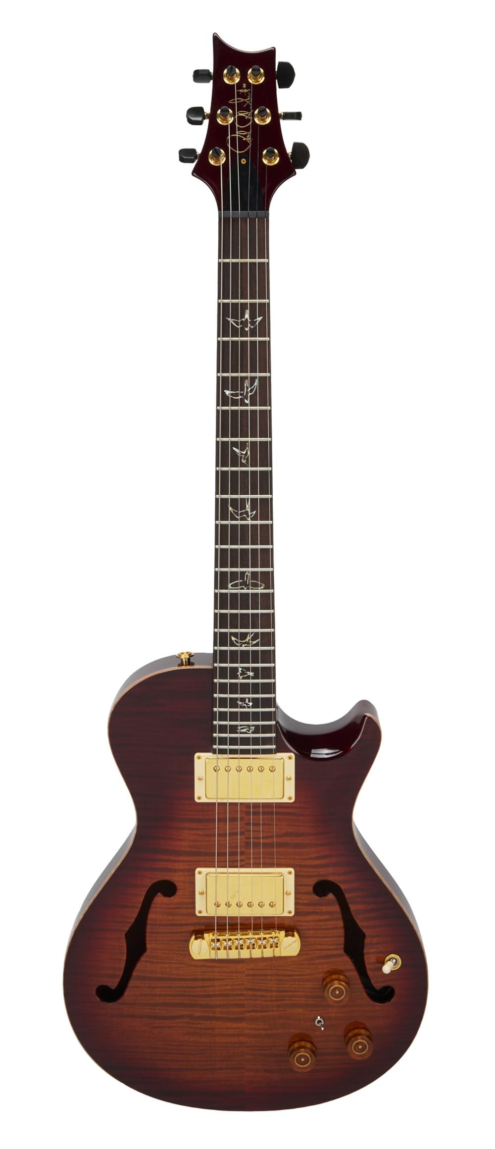 Joe Walsh | PRS Hollowbody I Electric Guitar with Piezo Pickup, Dark Cherry Sunburst (1 of 10)