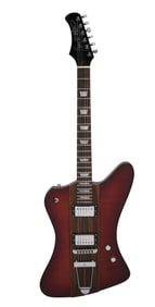 Joe Walsh | Stage Played Bootleg JW Custom Firebird-Style Electric Guitar, Sunburst with Image