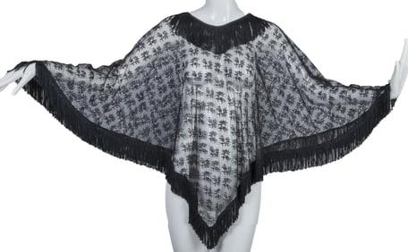 Almost Famous | Sapphire (Fairuza Balk) Lace Fringe Poncho