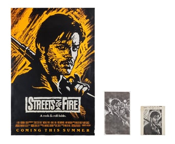 Streets of Fire | Teaser Poster with Preliminary Sketch