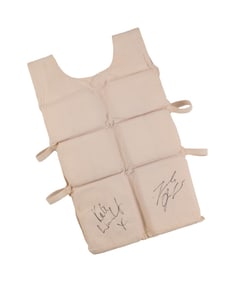 Titanic | Production-Made Life Vest Prop Signed by Leonardo DiCaprio and Kate Winslet