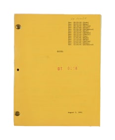 Batman Returns | Ve Neill's Working Copy Of The Screenplay