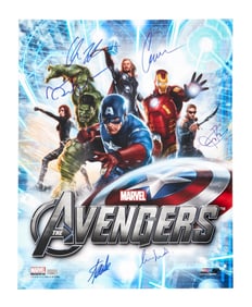 The Avengers | Stan Lee and Cast-Signed Poster