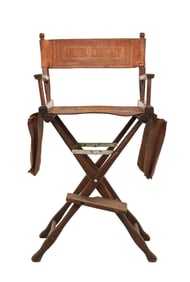 Romancing the Stone | Hand-Tooled Leather Director's Chair