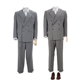 The Man Who Wasn't There | Big Dave Brewster (James Gandolfini) Suits with Shoes and Accessories