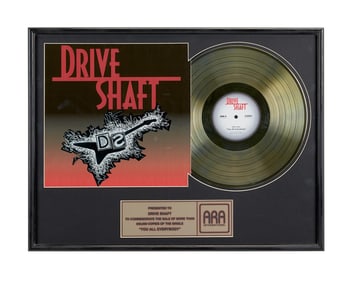 Lost | Drive Shaft "You Are Everybody" Framed Gold Record Prop