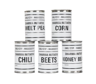 Lost | Dharma Food Can Props (B)