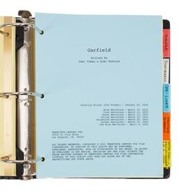Garfield: The Movie | Script and Production Documents