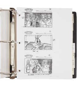 Looney Tunes Back in Action | Storyboard Copy Binder