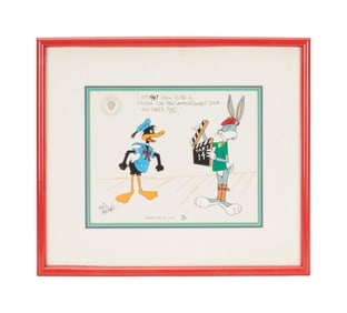 Looney Tunes | Daffy Duck and Bugs Bunny Limited-Edition Animation Cel