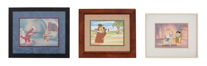 Hanna-Barbera | Signed Animation Cel and Two Others