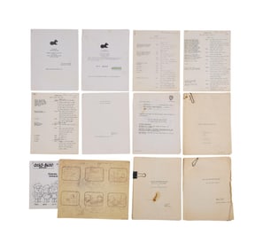 Animated TV Series | Script and Storyboards from "Underdog," "Mr. Magoo," "The Flintstone Kids," and