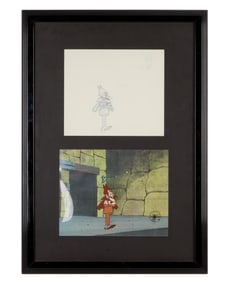 Count Chocula | Commercial Animation Cel with Setup Sketch