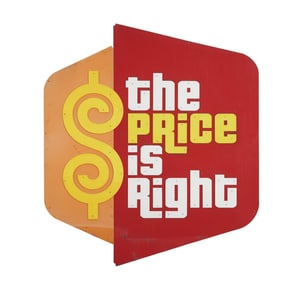 The Price is Right | Stage Exterior Sign