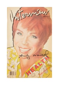 Andy Warhol | Signed "Shirley Maclaine" Interview Magazine