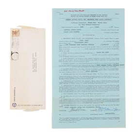 Harry Dean Stanton | "Apocalypse Now" Signed Contract