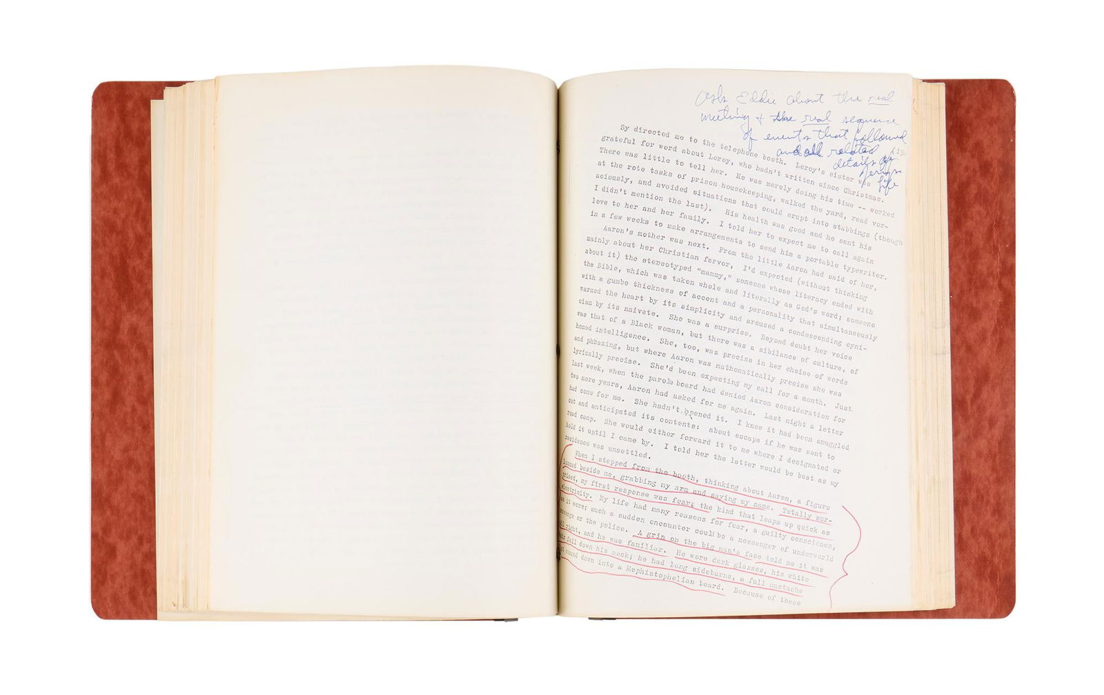 Straight Time | Harry Dean Stanton's Annotated Manuscript of Original Book (1 of 3)