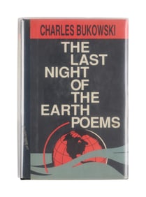 Harry Dean Stanton | Charles Bukowski Signed and Inscribed "The Last Night of the Earth Poems"