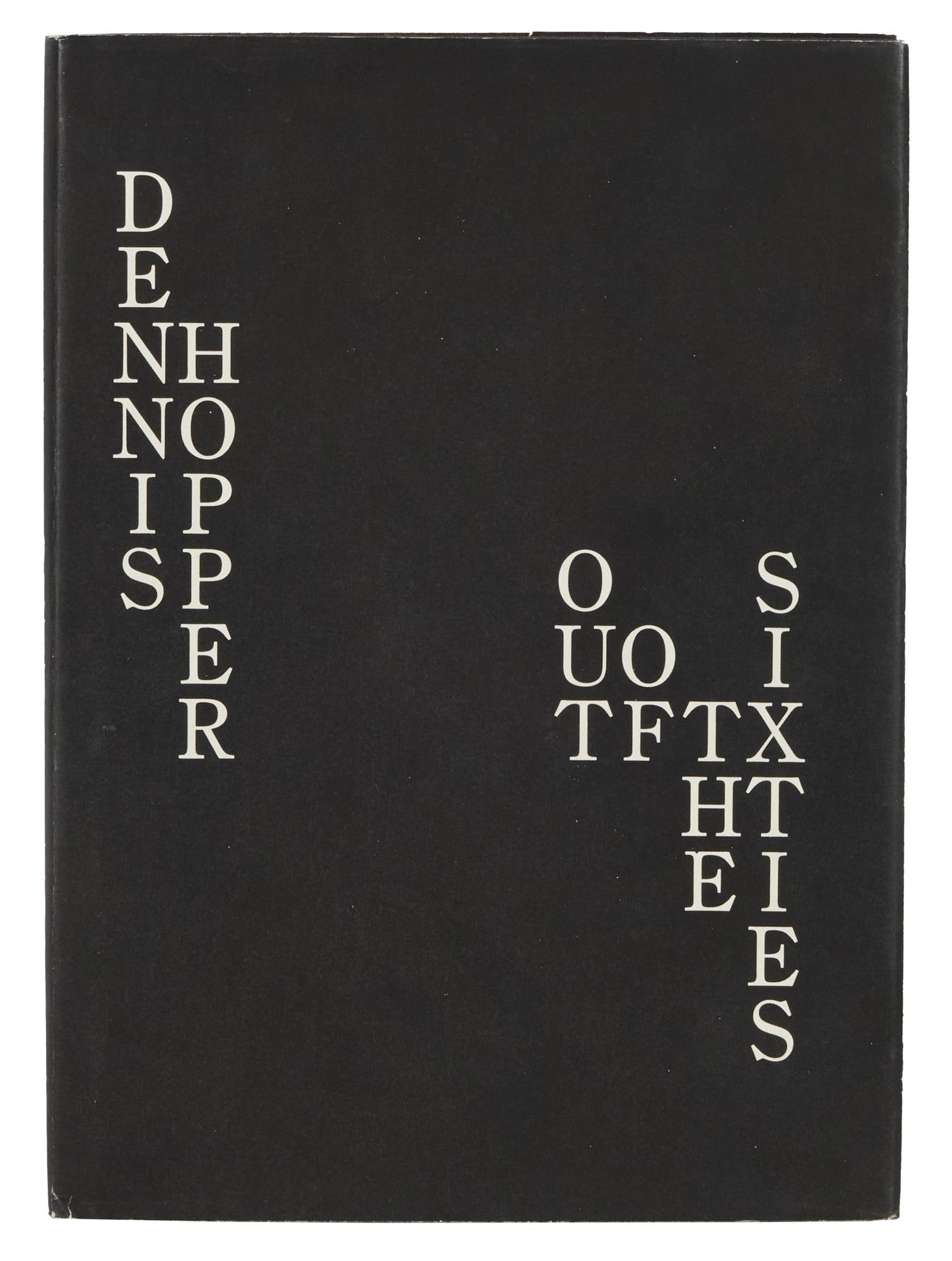 Harry Dean Stanton | Dennis Hopper Signed and Inscribed "Out of the Sixties" Photography Book: A copy of Dennis Hopper's book of photography Out of the Sixties (Twelvetrees Press, 1986) signed and inscribed by Hopper for Harry Dean Stanton. The inscription in black pen on the bott