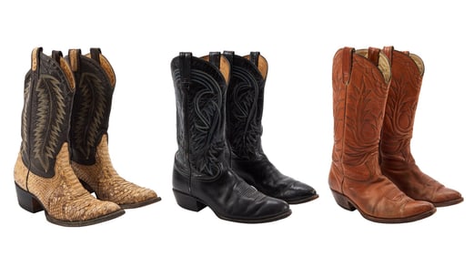 Harry Dean Stanton | Cowboy Boots - Black, Brown, Snakeskin