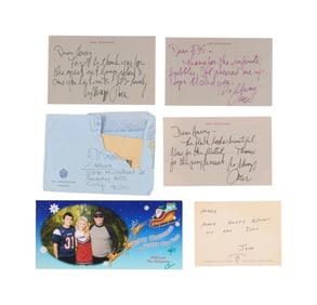 Harry Dean Stanton | Jack Nicholson Handwritten and Signed Notes