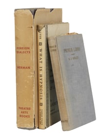 Harry Dean Stanton | "Foreign Dialects" and Other Books with Stanton's Ownership Signature