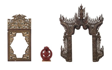 Harry Dean Stanton | Vintage Asian Mirror Frames with Vintage Coffee Grinder