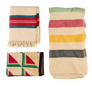 Harry Dean Stanton | Two Blankets with "Watermelon" Quilt Tapestry