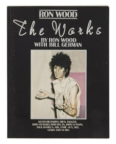 Harry Dean Stanton | Ron Wood Signed and Inscribed "Ron Wood: The Works"