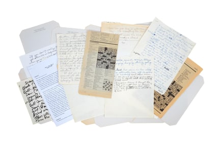 Harry Dean Stanton | Folder of Handwritten Poems, Thoughts, and More