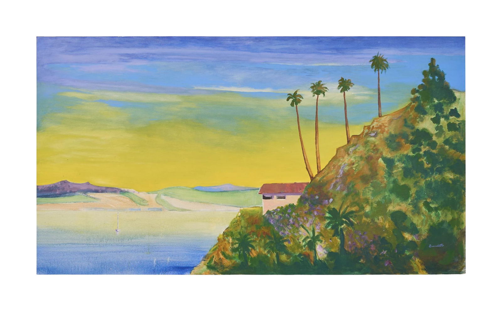 Tony Bennett | Signed Beach Painting (1 of 3)