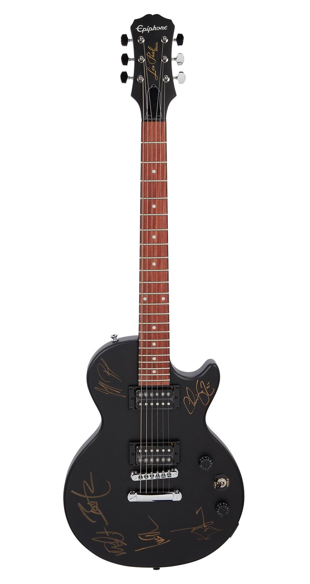 Foreigner | Signed Epiphone Les Paul Special Electric Guitar, Satin Black (1 of 12)