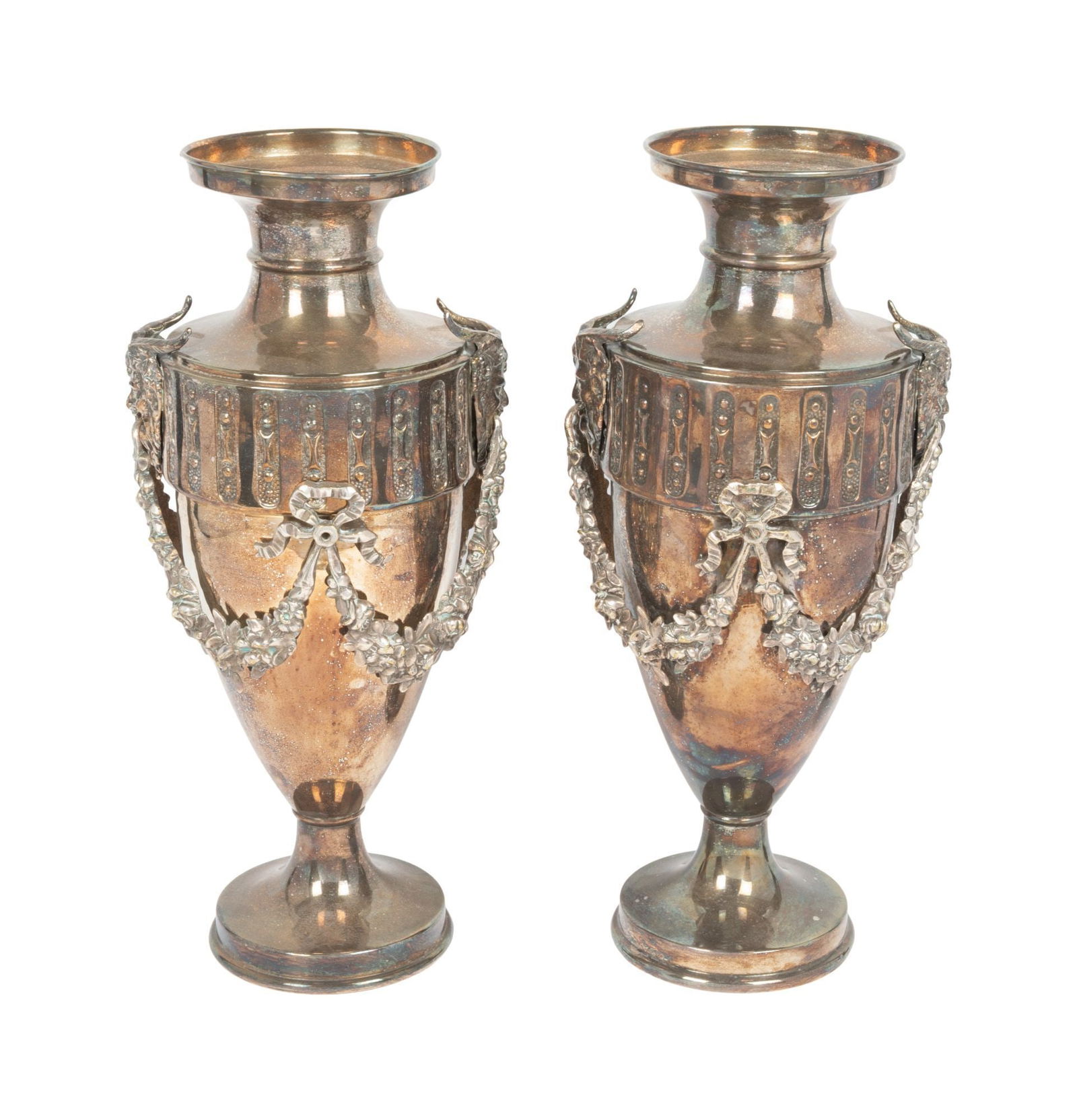 Whoopi Goldberg | Pair of Belgica D.F. Silver Plated Vases (1 of 4)
