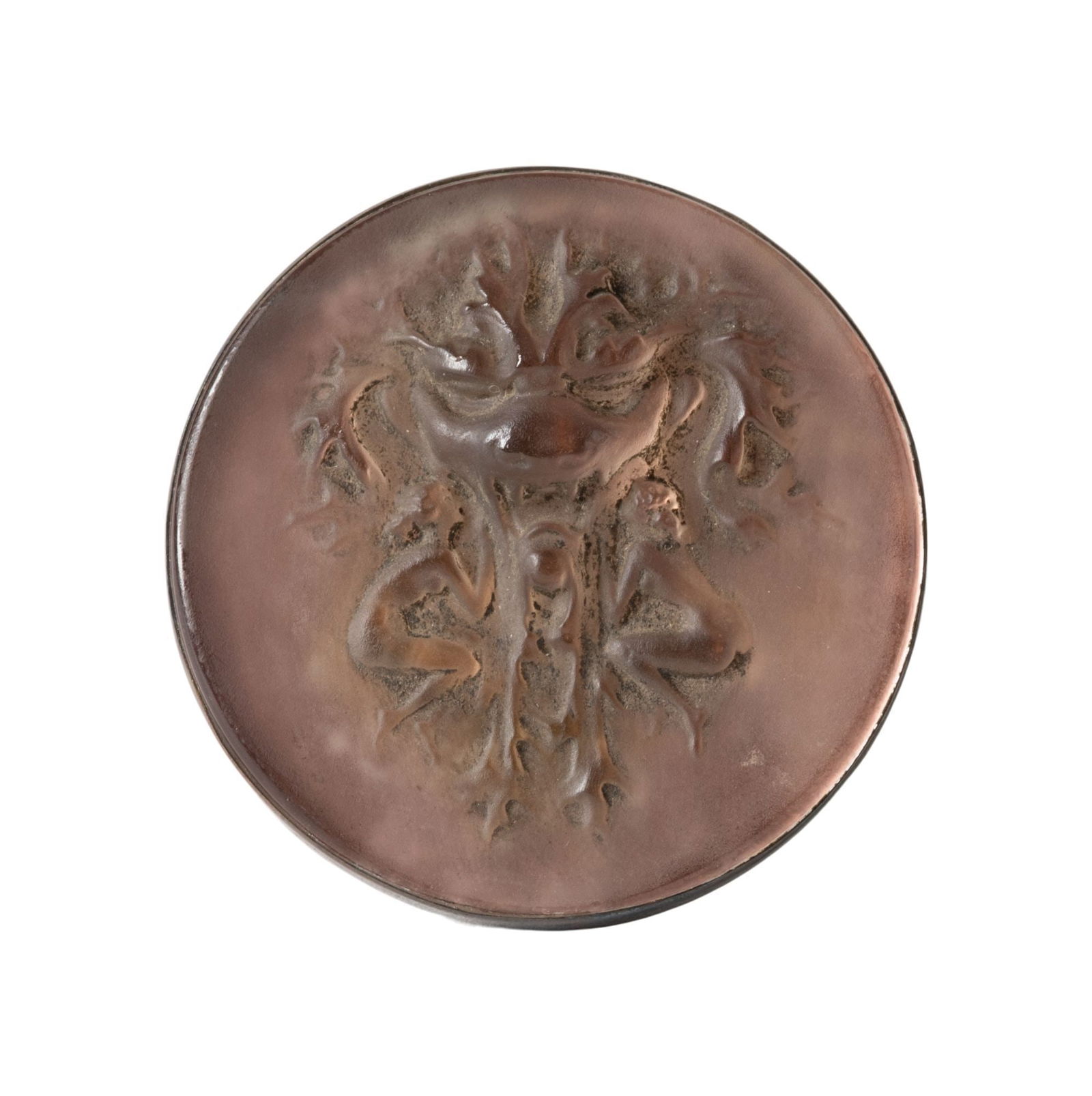 Whoopi Goldberg | R. Lalique Deux Figurines et Masque Brooch (1 of 4)