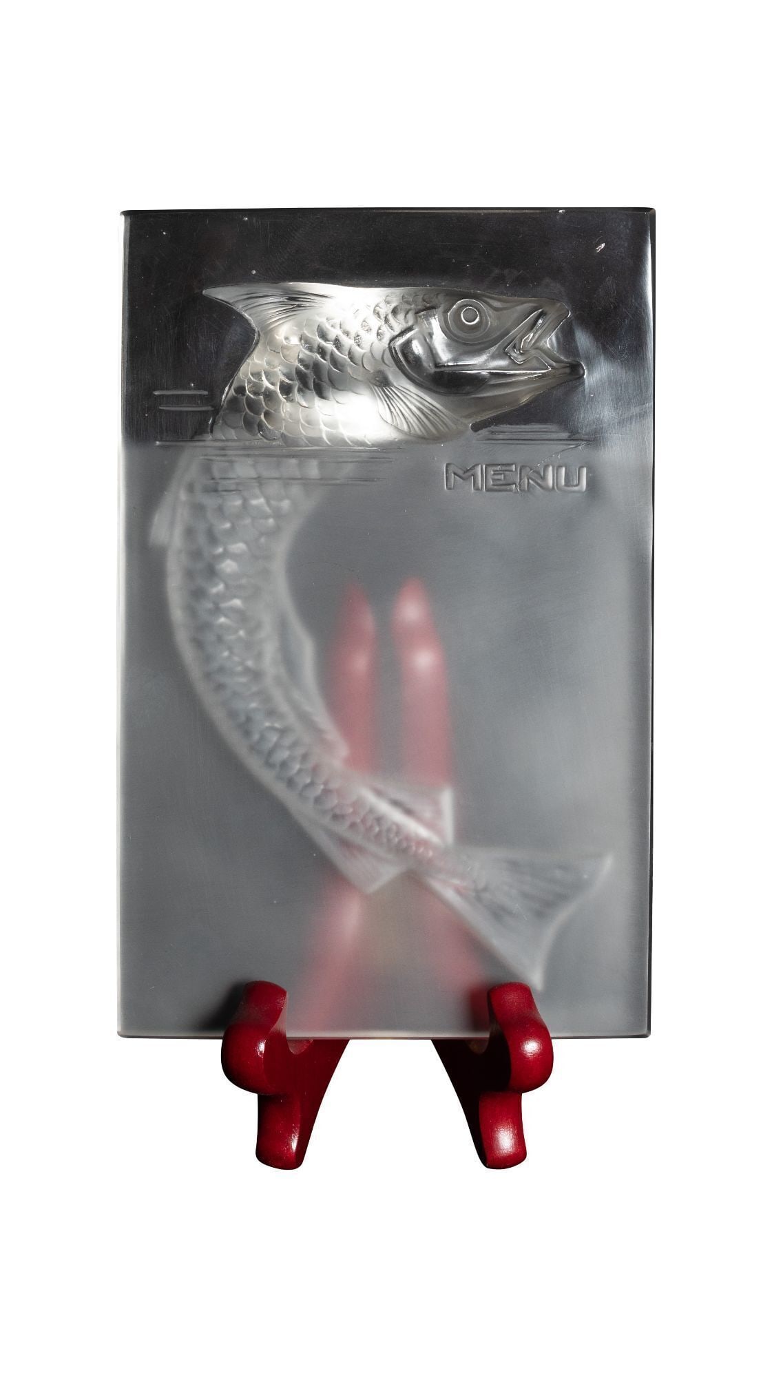 Whoopi Goldberg | R. Lalique Poisson Menu Plaque (1 of 4)