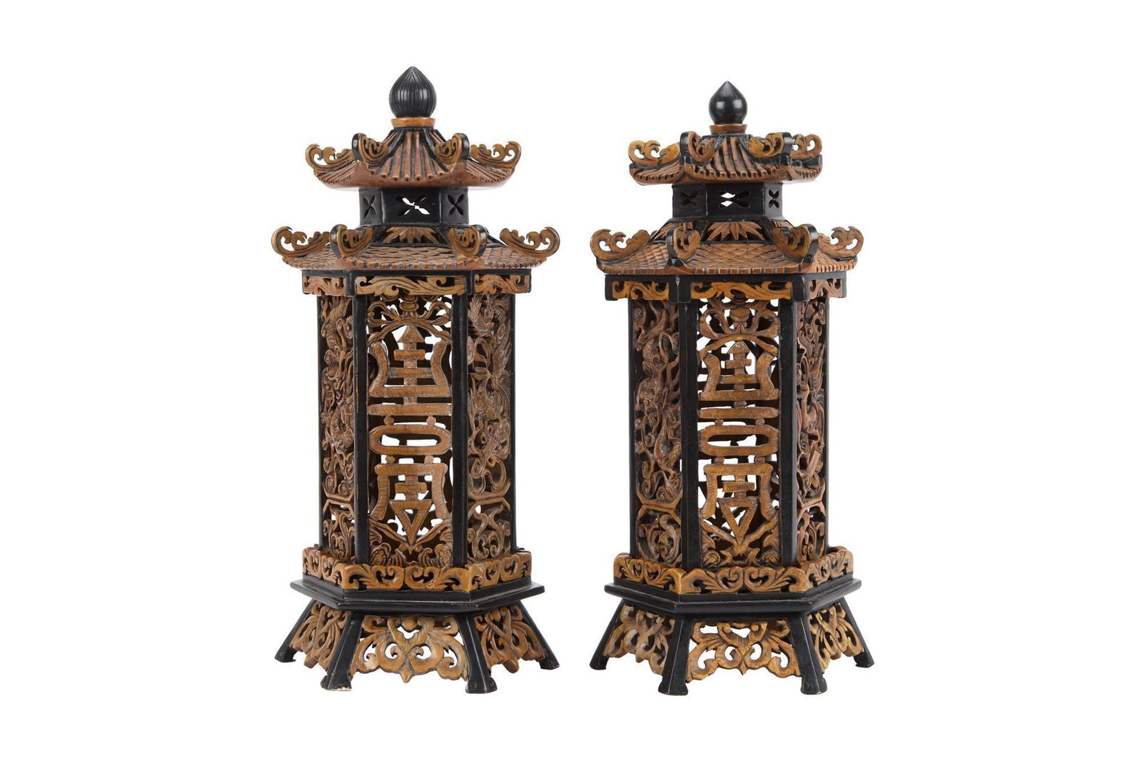 Whoopi Goldberg | Wood Incense Pagodas (1 of 4)