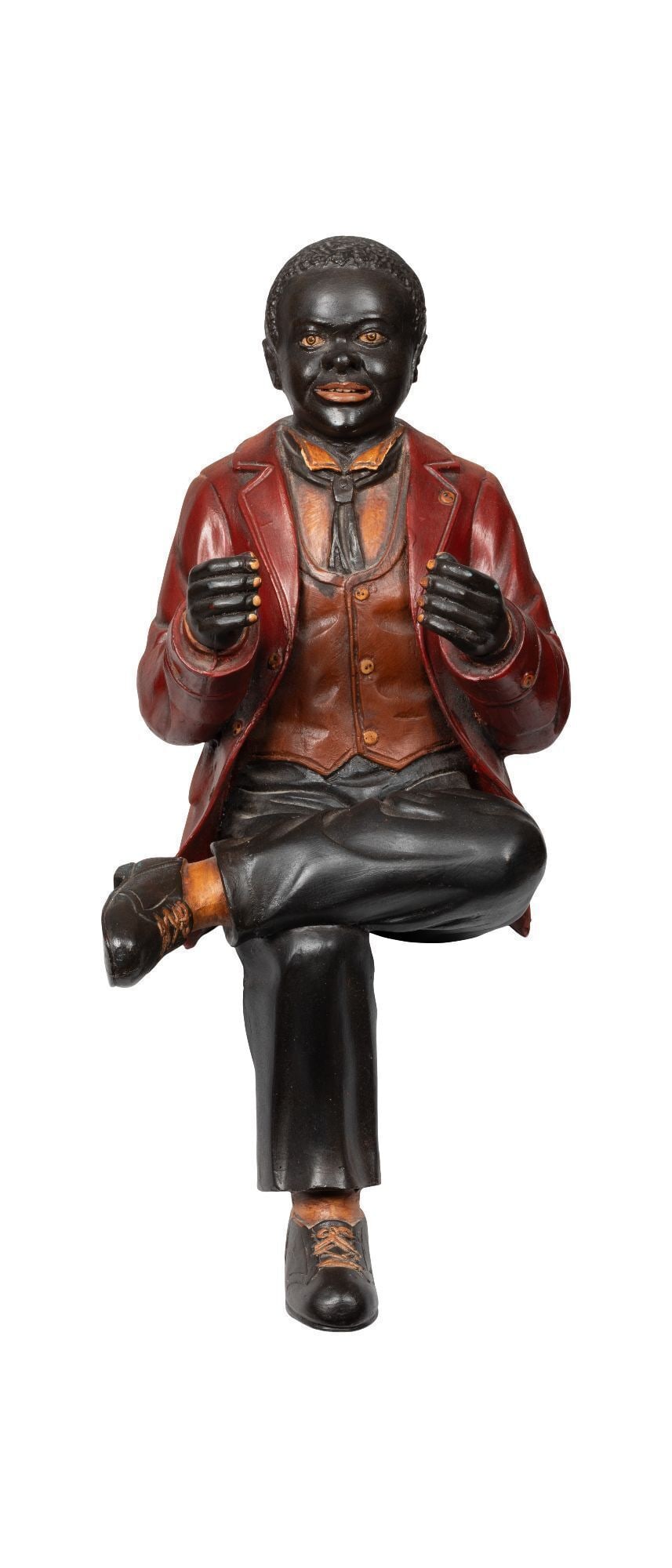 Whoopi Goldberg | Black Americana Figure of a Seated Man (1 of 4)