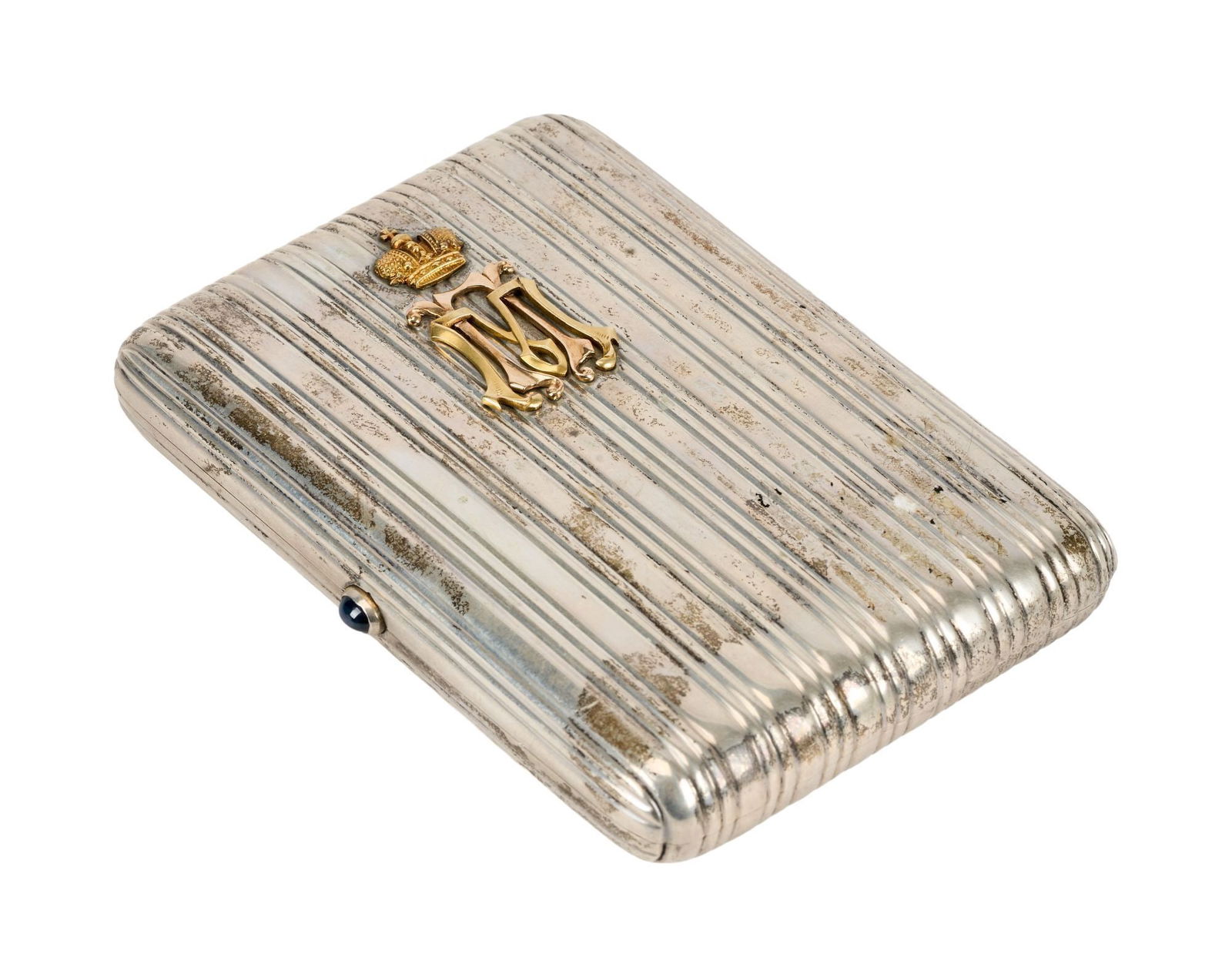 Whoopi Goldberg | Imperial Russian Silver and Gold Cigarette Case (1 of 5)
