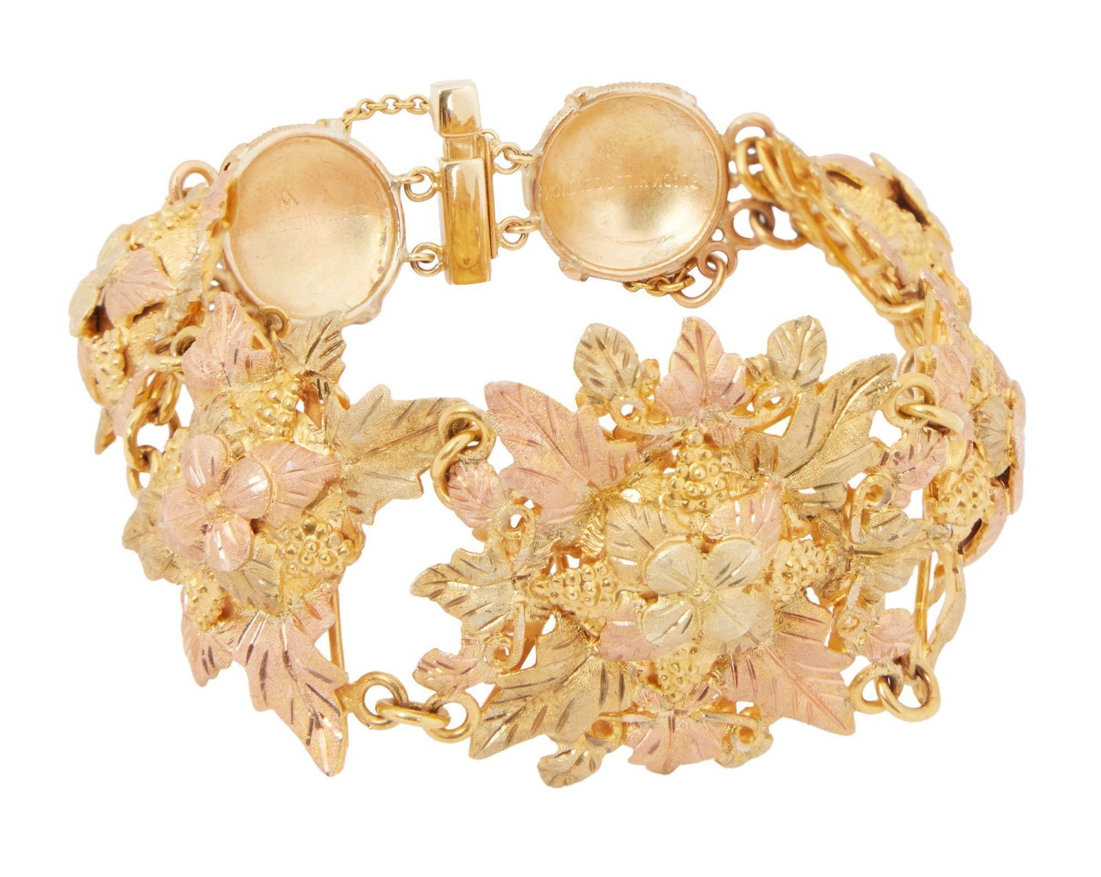 Whoopi Goldberg | Black Hills Gold 10k Rose and Yellow Gold Bracelet (1 of 4)