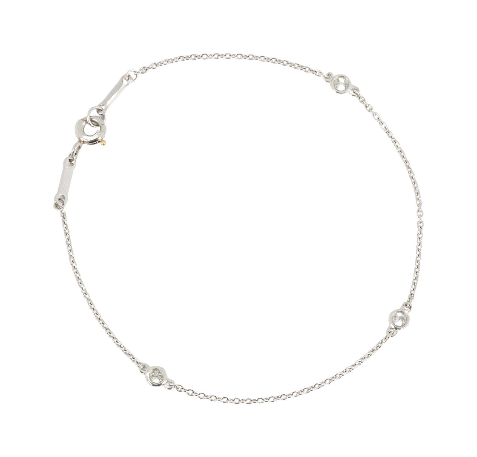 Whoopi Goldberg | Tiffany & Co. Elsa Peretti Platinum and Diamond "Diamonds by the Yard" Bracelet (1 of 4)